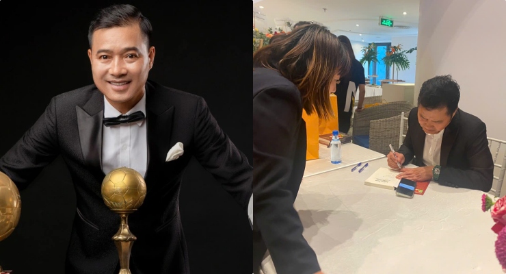 Hồng Sơn ra mắt hồi ký sau chương trình "Anh trai vượt ngàn chông gai". Ảnh: DI PY.