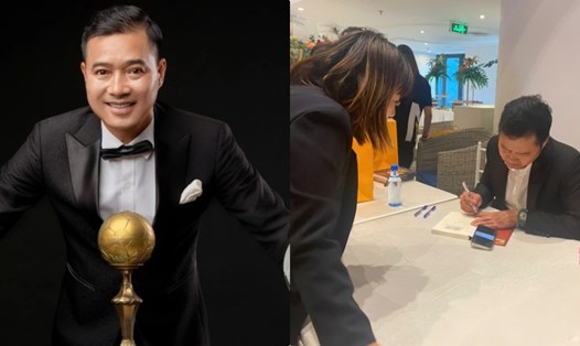 Hồng Sơn ra mắt hồi ký sau chương trình "Anh trai vượt ngàn chông gai". Ảnh: DI PY.