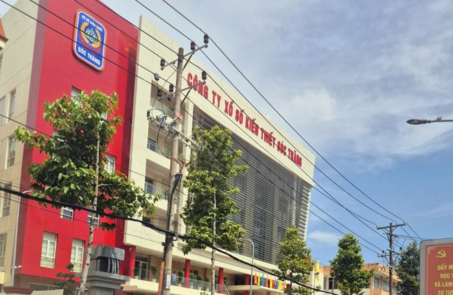 Soc Trang Lottery Company stops lottery study group abroad Photo: Provided by readers