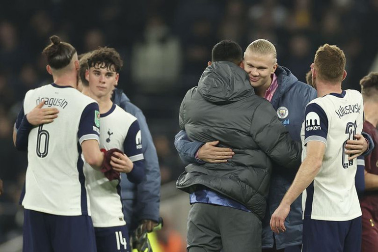 Man City da thua mot tran dau...thoai mai. Anh: Carabao Cup