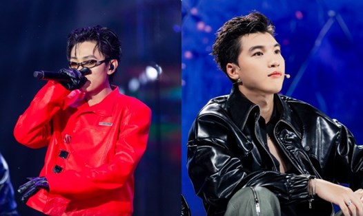 Manbo gặp lại bạn thân HIEUTHUHAI ở Rap Việt. Ảnh: Nhà sản xuất.