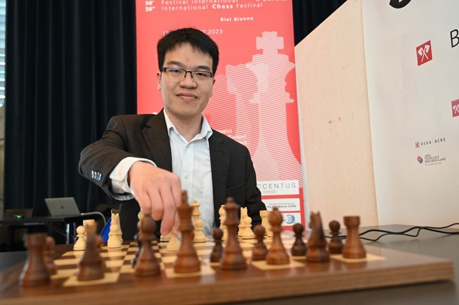 Le Quang Liem will compete in the KPNest 2024 chess tournament. Photo: BEILCHESS