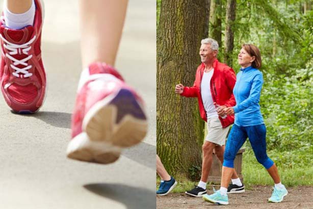 Walking 4,000 steps improves brain health. Graphics: Ha May