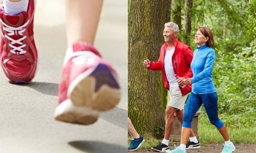 Đi bộ 4.000 bước giúp cải thiện sức khỏe não bộ. Đồ họa: Hạ Mây