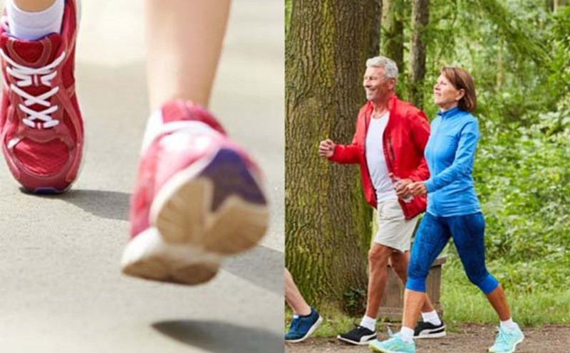 Walking 4,000 steps improves brain health. Graphics: Ha May