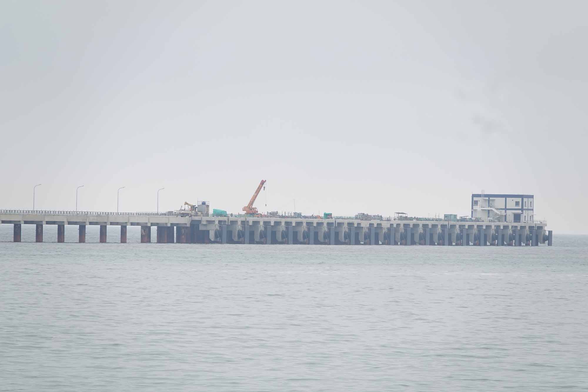 Wharf of Vung Ang 2 Thermal Power Plant. Photo: Tran Tuan.