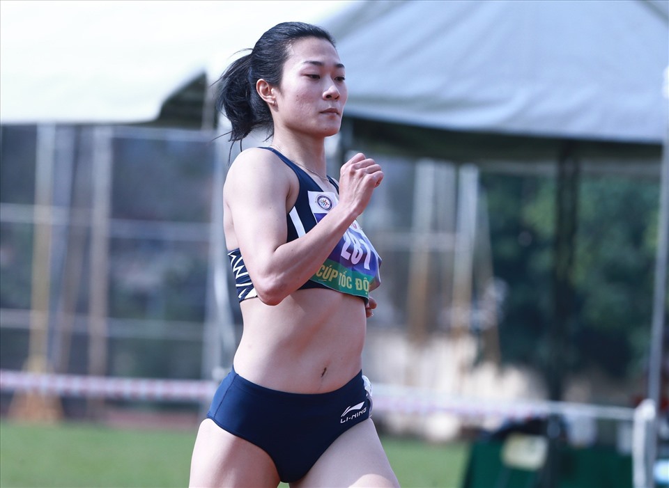 Athlete Le Tu Chinh. Photo: Thanh Vu