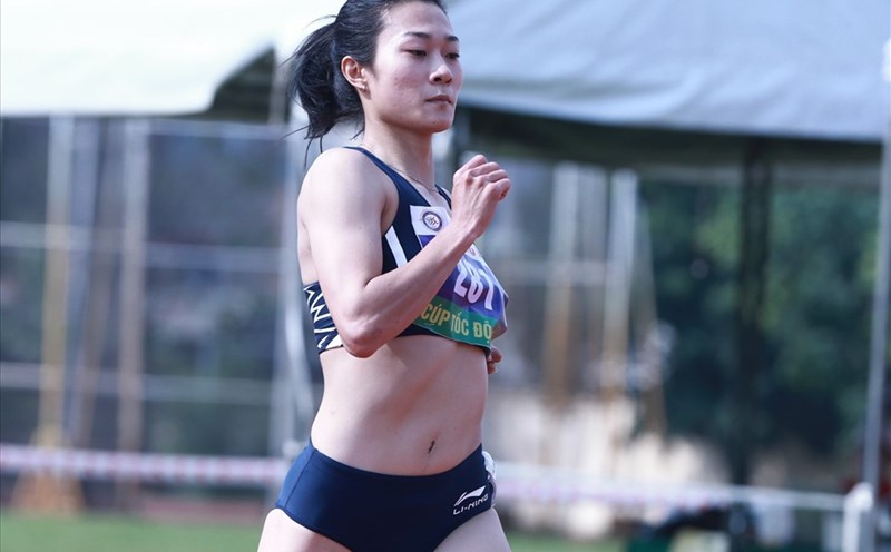 Athlete Le Tu Chinh. Photo: Thanh Vu
