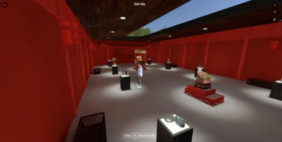 The digital exhibition of antiques on the museehue.vn platform has attracted viewers in the pilot phase with the first 10 antiques of the Hue Monuments Conservation Center. 
Photo: Phygital Labs