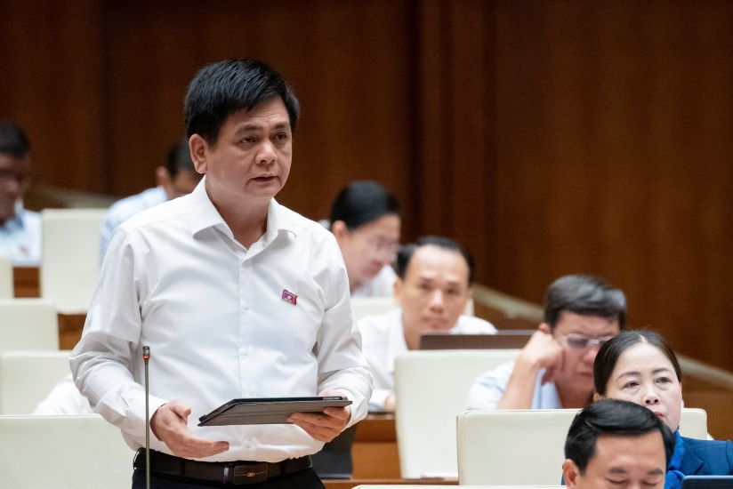 Delegate Nguyen Lam Thanh (National Assembly Delegation of Thai Nguyen Province). Photo: Quochoi.vn