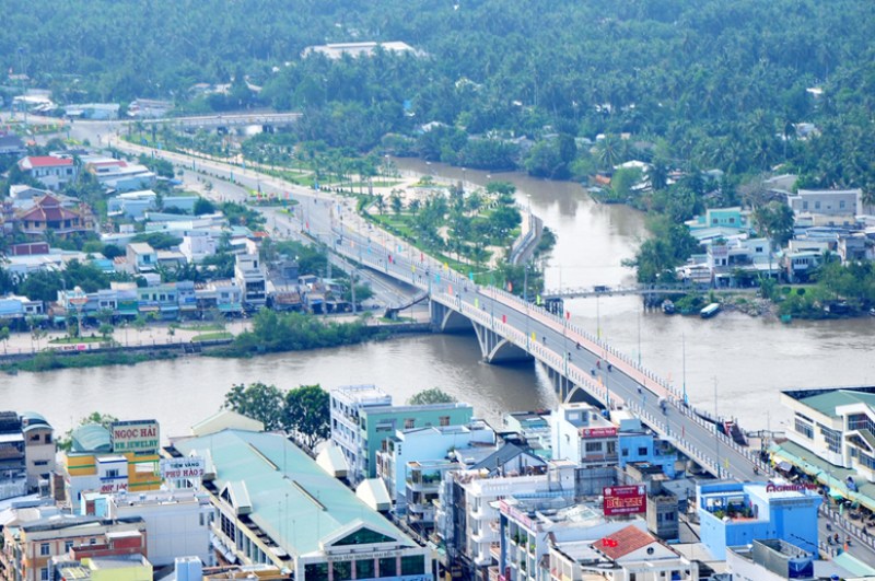A corner of Ben Tre city. Photo: VGP