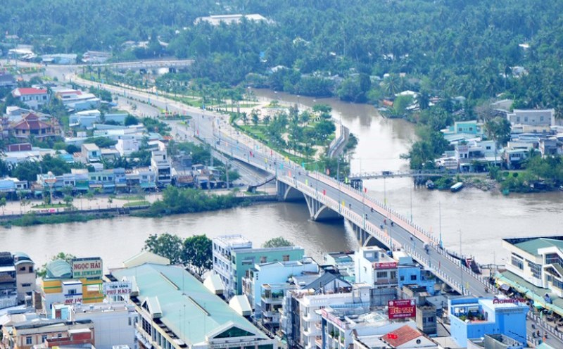 A corner of Ben Tre city. Photo: VGP