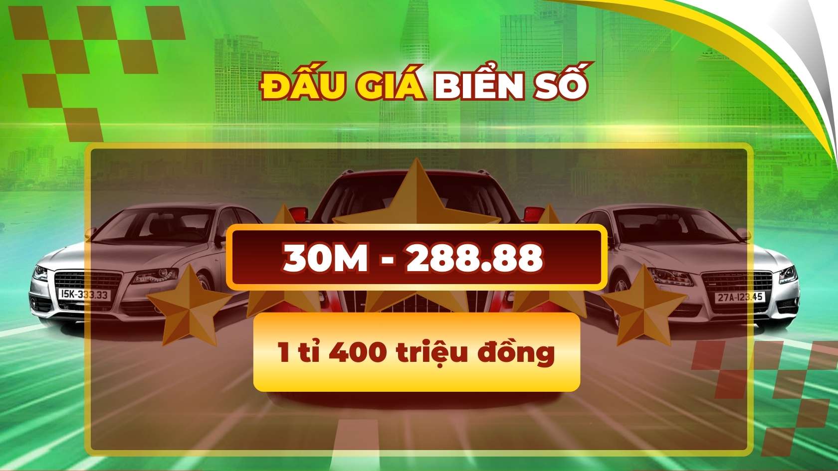 Official prices of the most expensive license plates in session 1.11