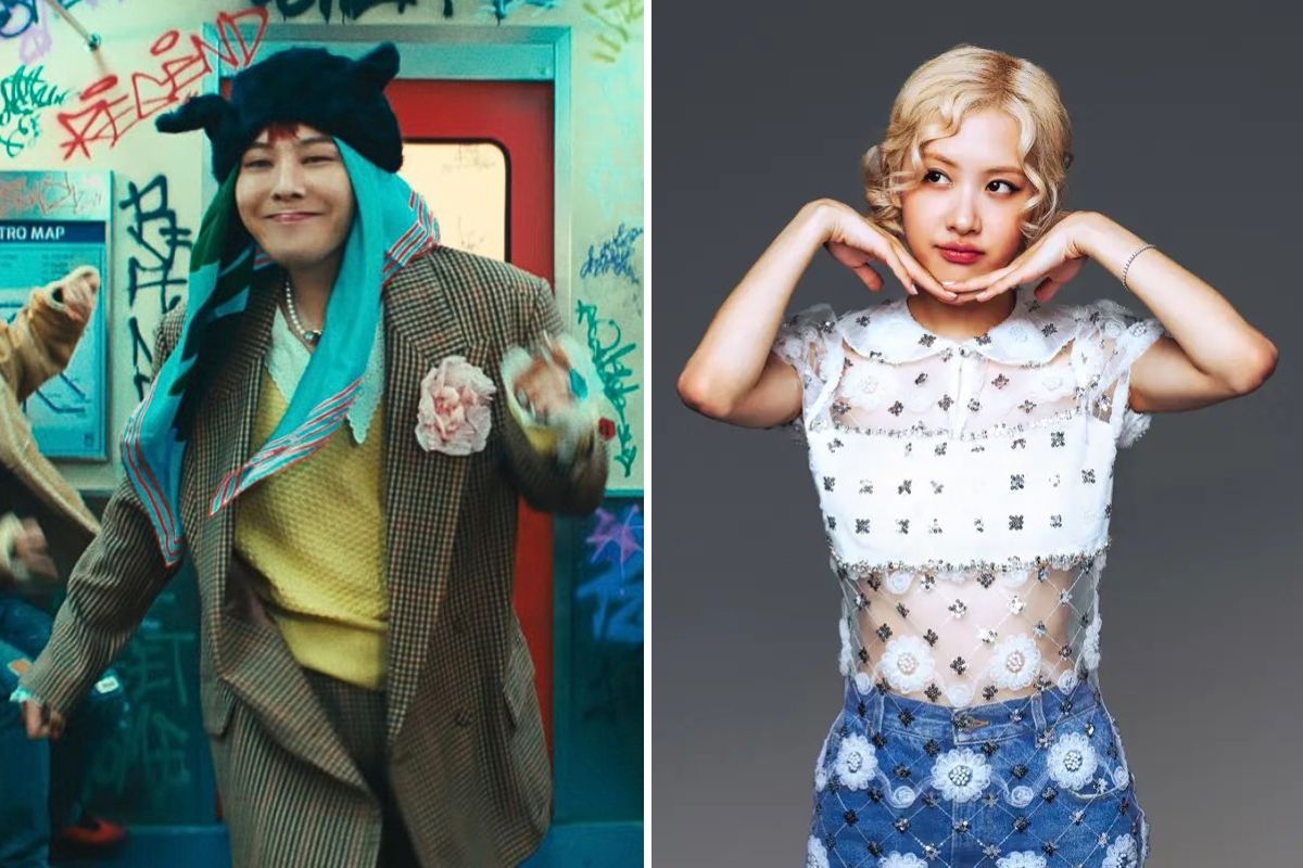 G-Dragon and Rose are competing in Korea. Photo: Naver