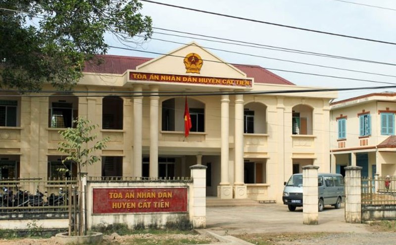 People's Court of Cat Tien district, Lam Dong province. Photo: luatquanghuy.vn