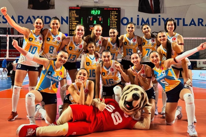 Thanh Thuy's Kuzeyboru Club will face Sigorta Shop in the Turkish Volleyball Championship. Photo: Kuzeyboru