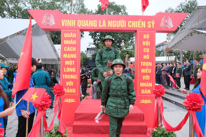 The Ministry of National Defense said that the military transfer period is from February 13 to February 15, 2025. Photo: Bao Nguyen