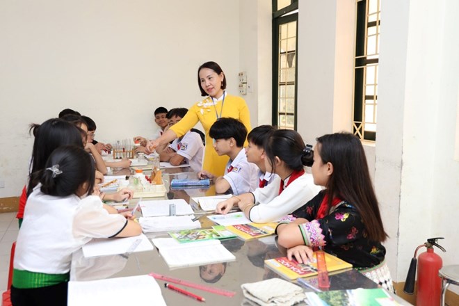 Giáo viên trường Phổ thông dân tộc nội trú huyện Mai Sơn, tỉnh Sơn La sẽ được nhận phụ cấp. Ảnh minh họa: Khánh Linh