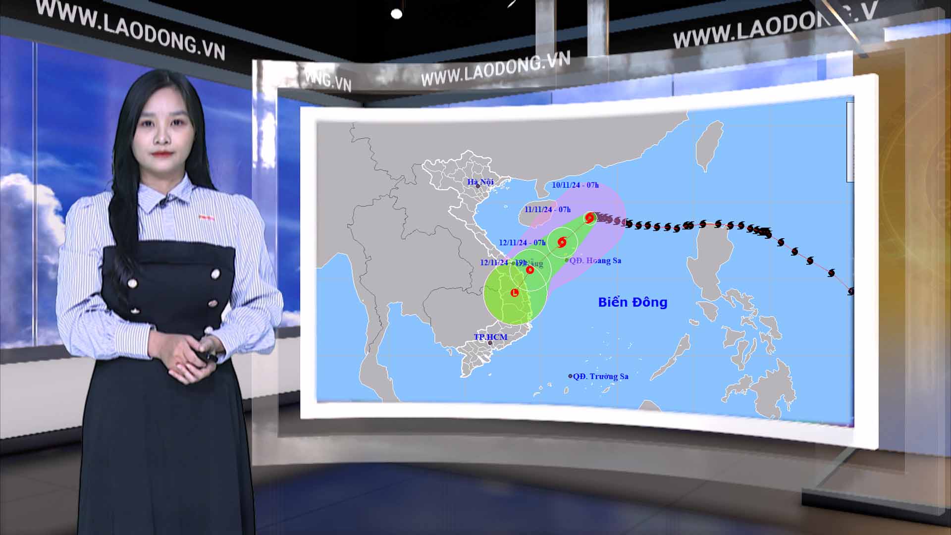 Weather forecast tonight and tomorrow 11.11