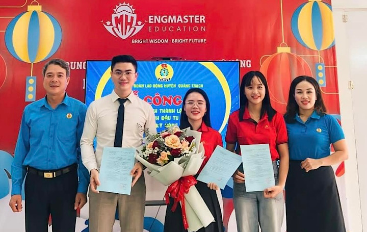 A new grassroots trade union has just been established in Quang Binh. Photo: N. Hoai