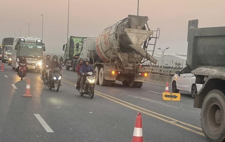 Accident scene. Photo: Hai Phong Traffic Safety Committee