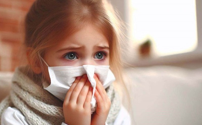 How to relieve your baby's stuffy nose at home. Photo: AI - Ngoc Thuy