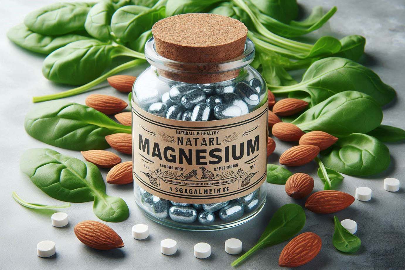 Magnesium has many health benefits, helps regulate blood pressure, and improves sleep quality. Photo - AI: Ngoc Thuy