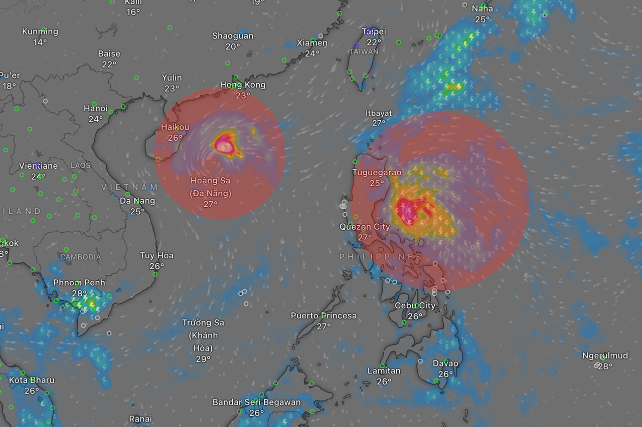 Latest Typhoon Toraji