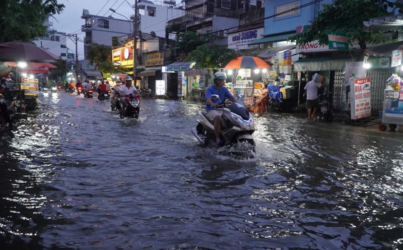 In the coming days, the South will have rain and high tides. Illustration photo: Nguyen Chan