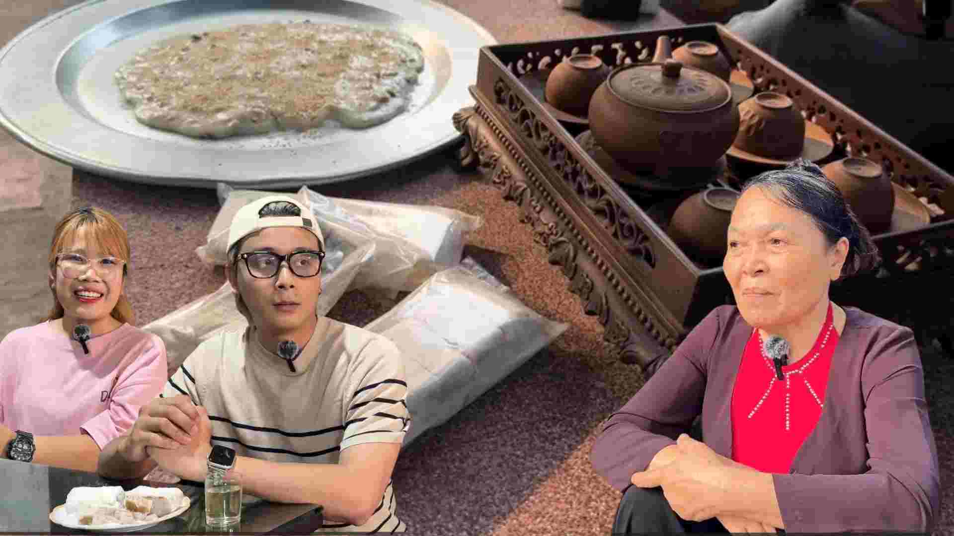 Experience making the rustic gift of Che Lam, a specialty of the Doai region. Huyen Trang