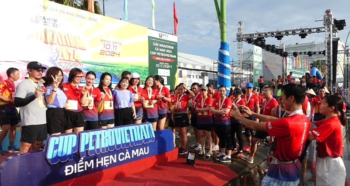 Giai marathon da duoc to chuc tu ngay 9 den ngay 10.11. Anh: Truc Dao