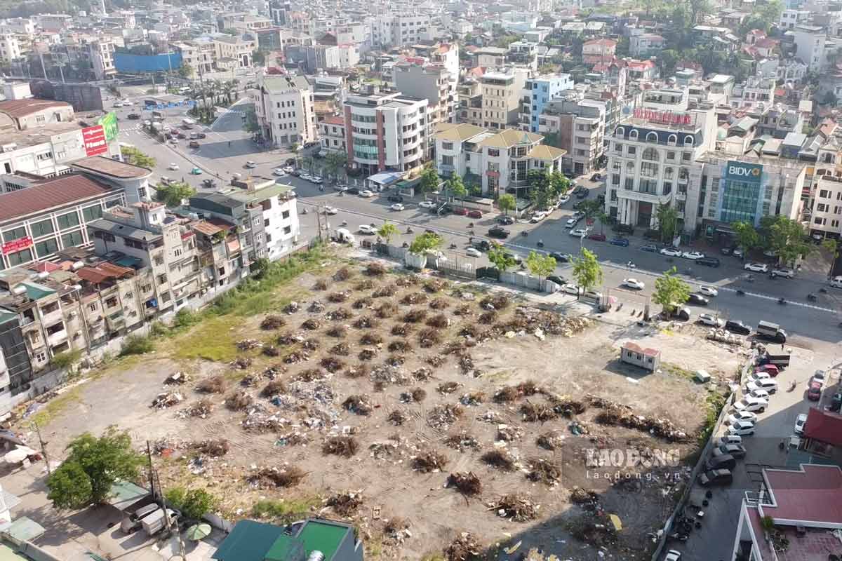 The location of the apartment project lot 6, 7, 8, Tran Hung Dao ward, Ha Long city will have a population of about 1,800 people. Photo: Doan Hung