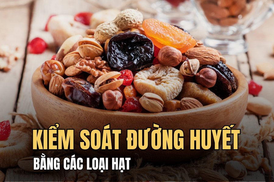 Nuts help stabilize blood sugar thanks to some natural compounds. Graphics: Hoai Lan
