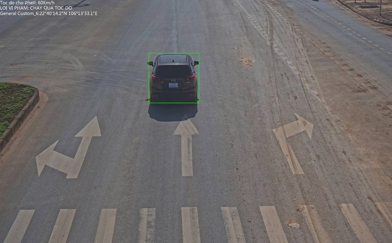 12 cases of cars violating traffic laws have just been fined in Cao Bang. Photo: Cao Bang Police.