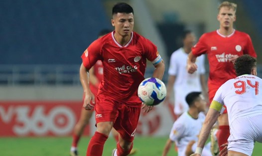 Thể Công Viettel hòa 1-1 trước Hồng Lĩnh Hà Tĩnh ở vòng 7 V.League 2024-2025. Ảnh: Minh Dân