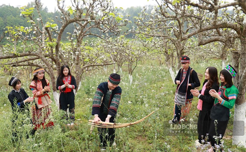 The 2024 Bac Ha White Plateau Festival will organize a Mong Panpipe Art Performance Competition. Photo: An Vi