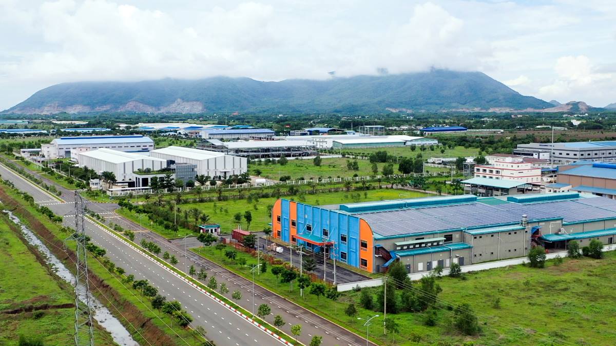 Many projects in Chau Duc Industrial Park have been granted Investment Certificates recently. Photo: Quang Vinh.