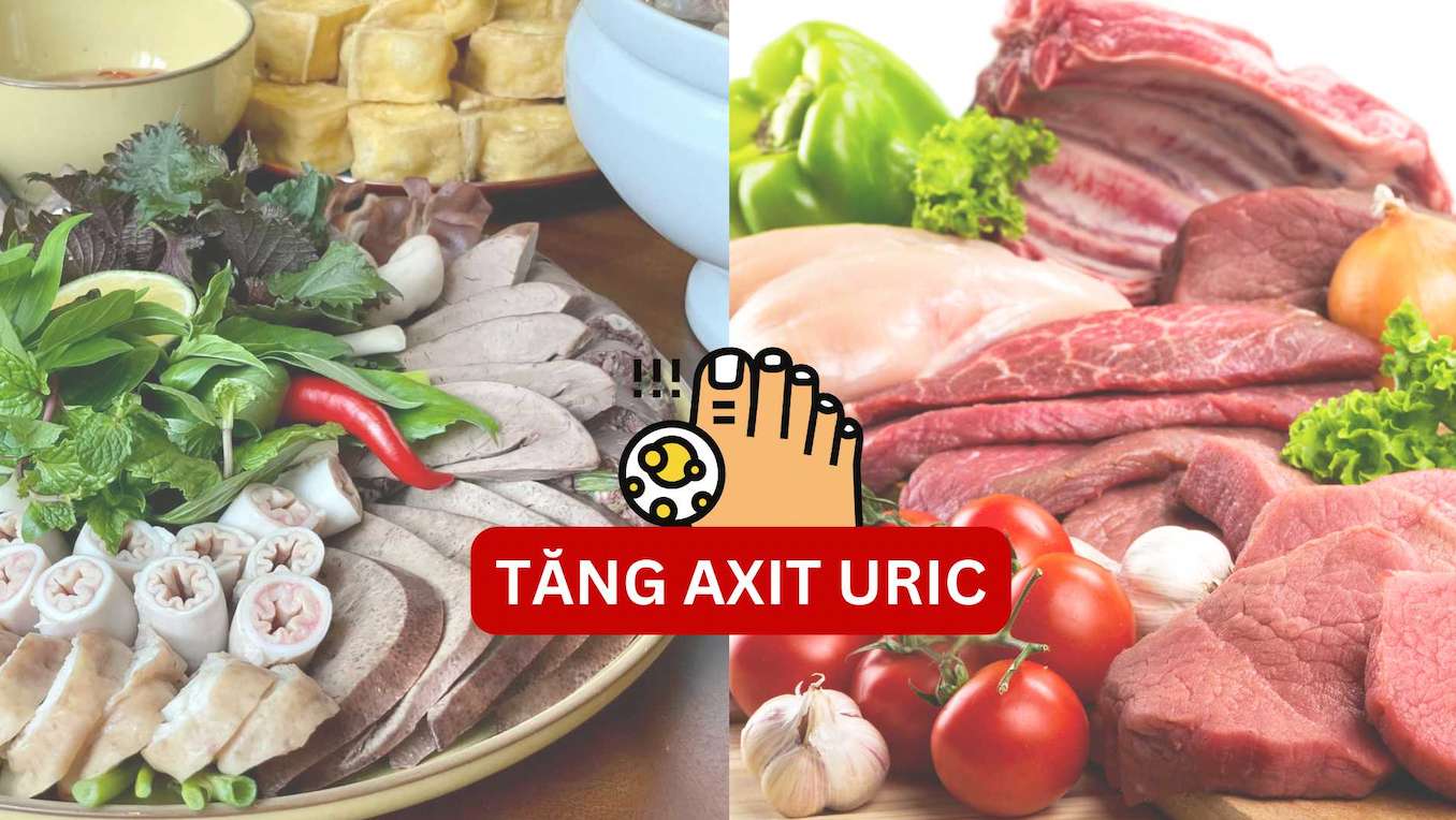 Organ meats and red meat can increase uric acid.