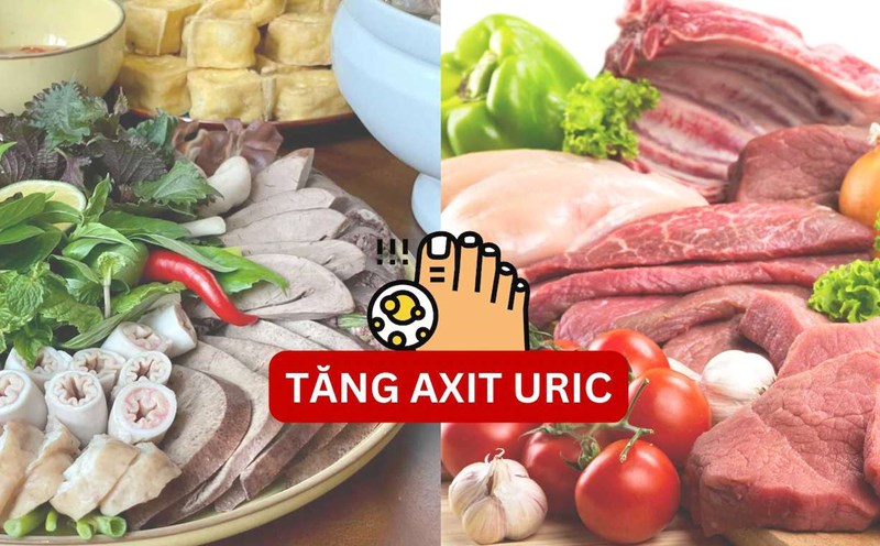 Organ meats and red meat can increase uric acid.