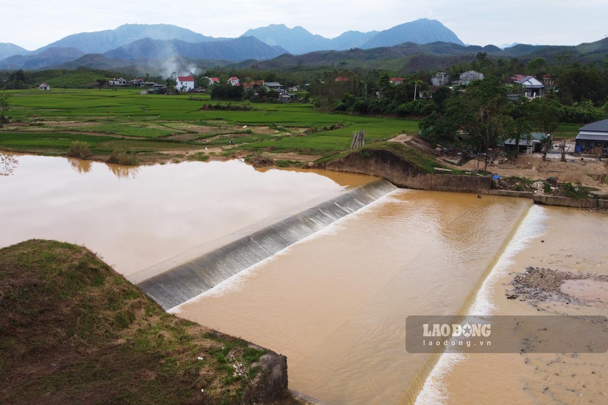Panoramic view of Ha Thanh dam irrigation project, Tien Yen district, Quang Ninh province. Photo: Doan Hung