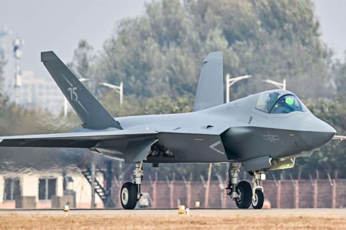 China's J-35A stealth fighter. Photo: Xinhua