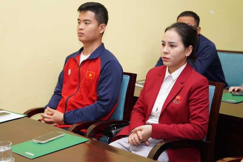 Trinh Thu Vinh, Pham Quang Huy (ban sung) co ten trong danh sach de cu giai thuong Cup Chien thang 2024. Anh: BTC