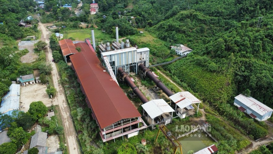 Remains of a zinc oxide factory in Bac Kan. Photo: Lam Thanh