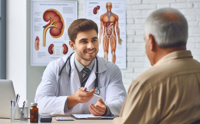 Diabetes is one of the main causes of chronic kidney disease. Photo - AI: Ngoc Thuy