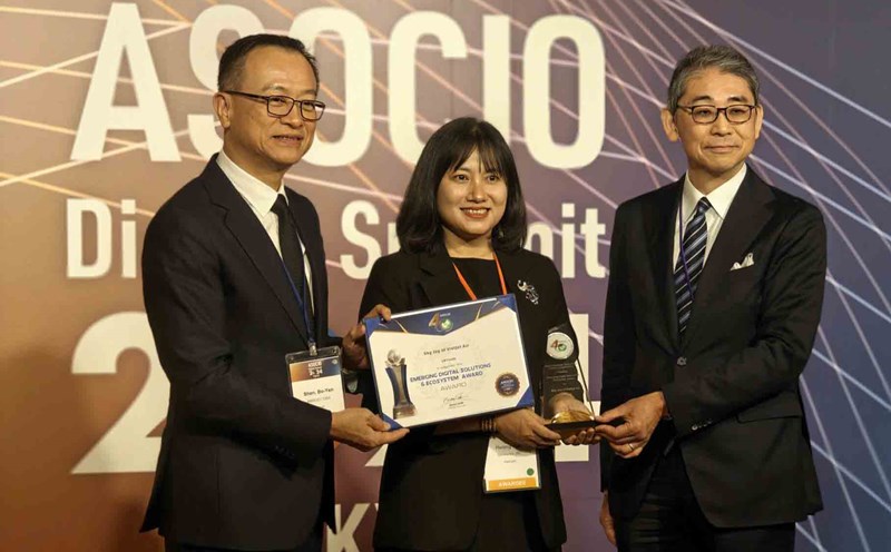 Vietjet SkyJoy Loyalty Program has just been honored with the ASOCIO DX Award 2024. Photo: Vietjet
