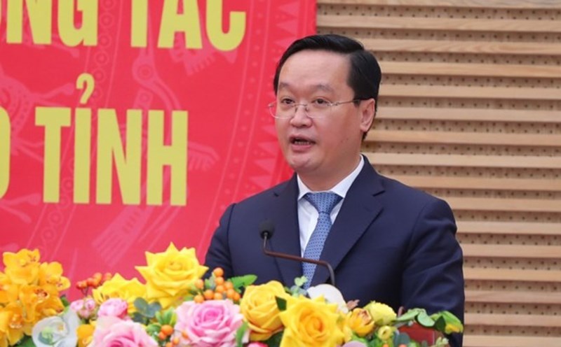 Mr. Nguyen Duc Trung was elected to hold the position of Secretary of Nghe An Provincial Party Committee. Photo: Hai Dang