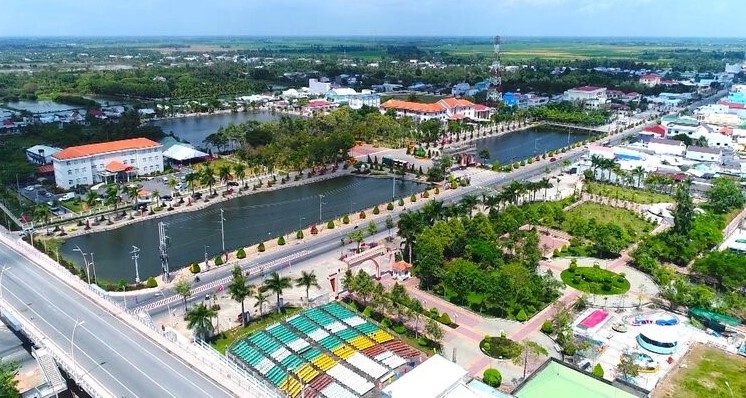 Mot goc thi xa Gia Rai, tinh Bac Lieu hien tai. Anh: Nhat Ho