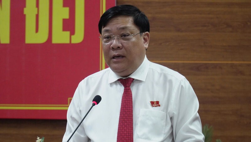 Mr. Pham Thanh Ngai was elected by the People's Council of Ca Mau province to the position of Chairman of the People's Committee of Ca Mau province. Photo: Nhat Ho