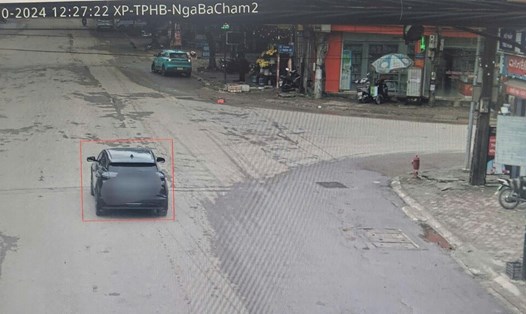 Một trong những phương tiện bị phạt nguội từ ngày 28.10 đến ngày 3.11.2024 trên địa bàn tỉnh Hòa Bình. Ảnh: Công an cung cấp