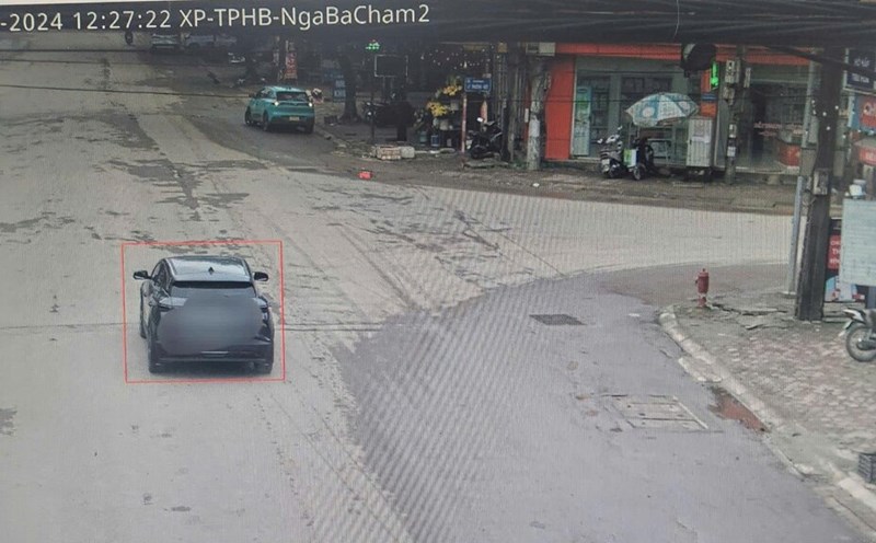 One of the vehicles fined from October 28 to November 3, 2024 in Hoa Binh province. Photo: Provided by the police
